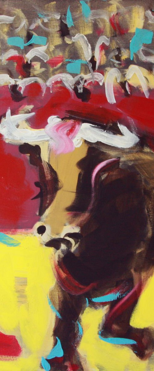 dancer bull by LUCIAN BISTREANU