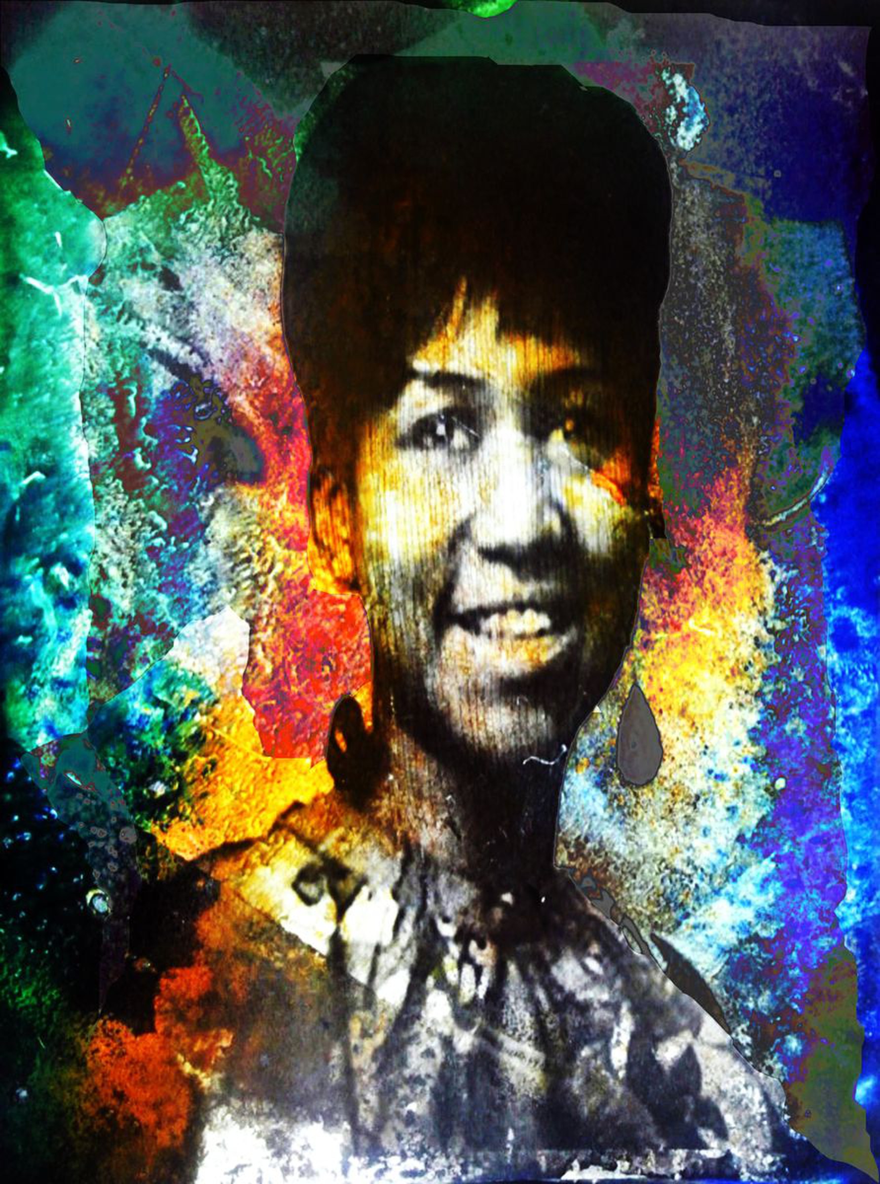 Aretha Franklin Mixed Media Painting By Ro West Artfinder