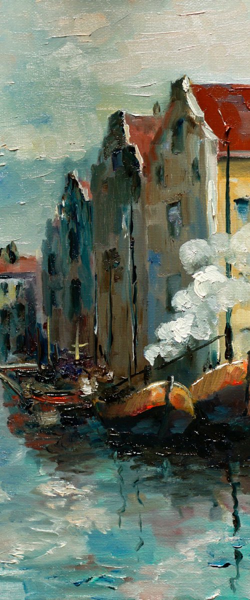 city ​​on the river by pavel filin