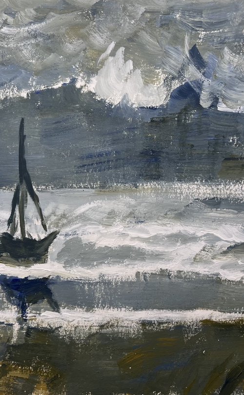 Scheveningen through the eyes of Van Gogh by Dariia Martsin