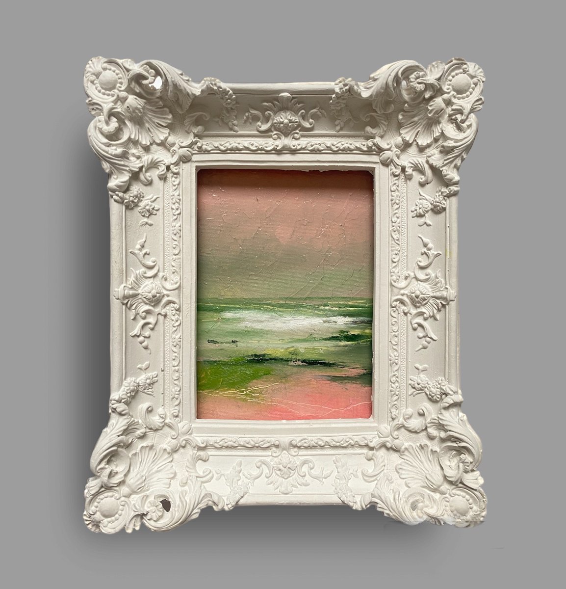 Morning red 28X23 cm (2023) by Elena Troyanskaya