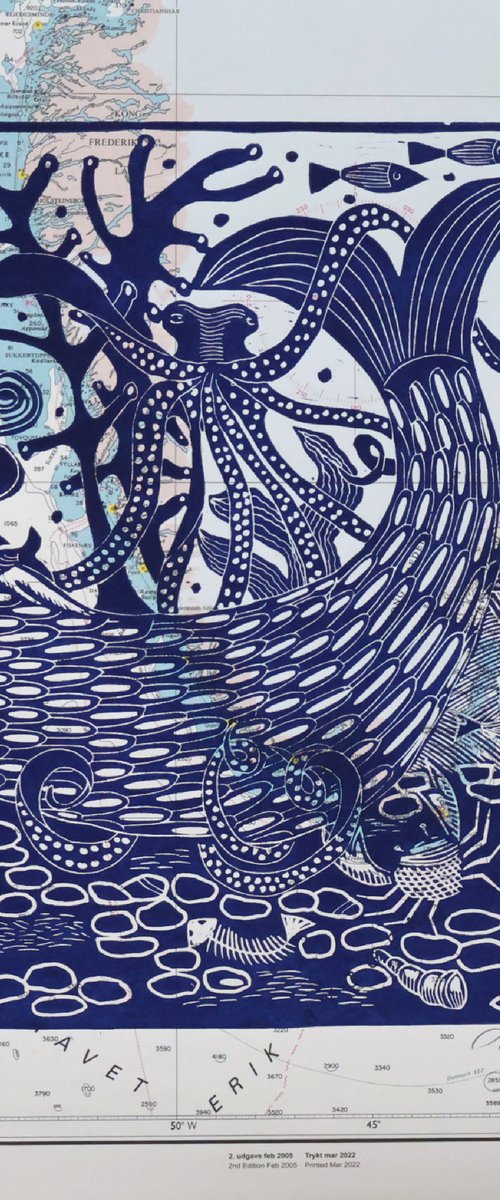 Mermaid and her Octopus by Mariann Johansen-Ellis