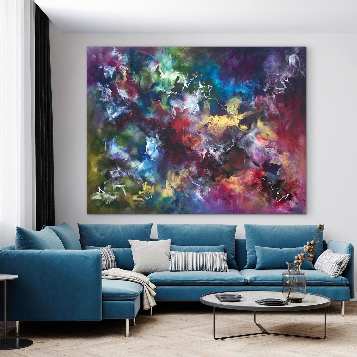 Symphony Of Colour By Paresh Nrshinga Frsa, 72 X 55, Artwork For Sale On Artfinder