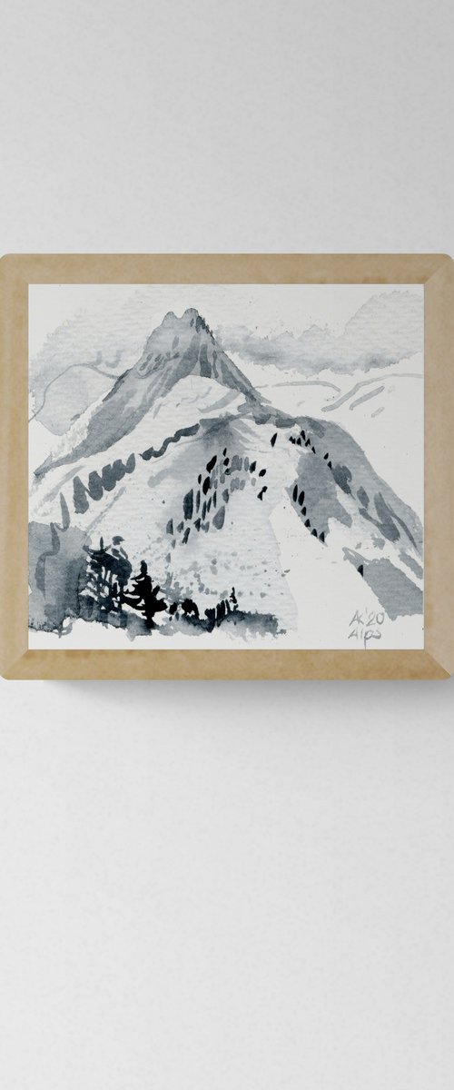 Alps by Asta Kulikauskaite Krivickiene