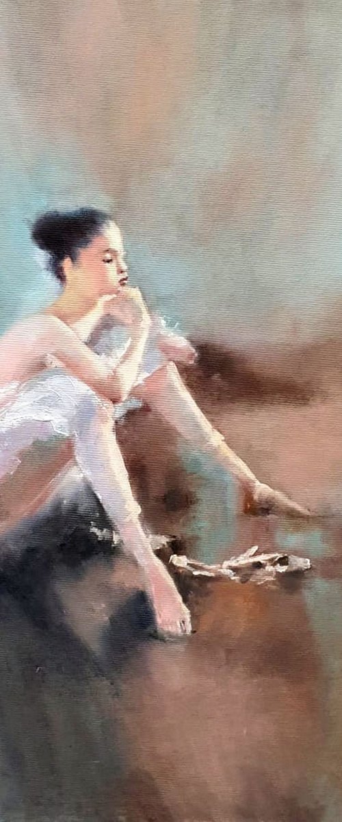 Ballerina resting by Olga Egorov