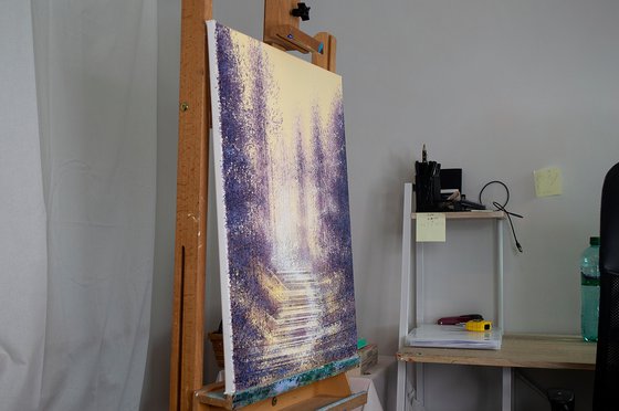 Forest Trees At Dusk