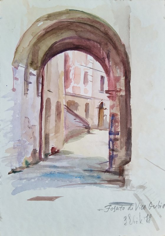 Italian sketch. Fosato di Vico Gubbio 2