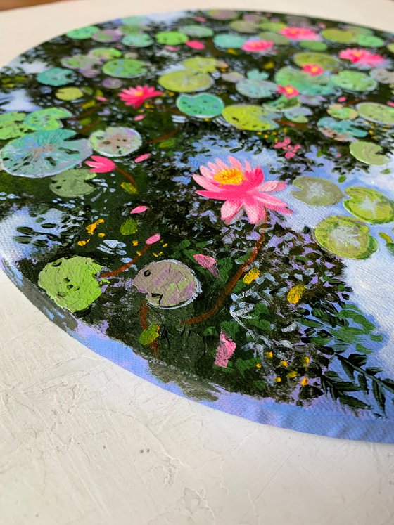 Water Lilies ! Ready to hang