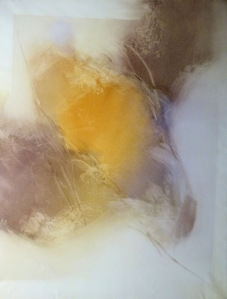 Abstract Animal Oil Painting By Frederic Belaubre, 35 X 46, Oil On Canvas #9, 116X89 Cm, Original Artwork