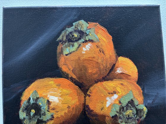 Orange Glow on Dark