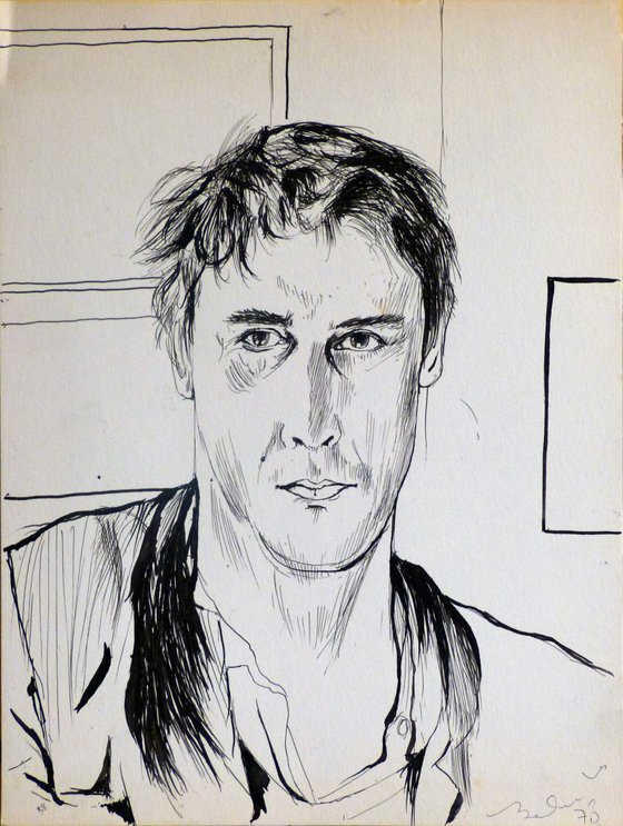 Self-portrait 1978, 32x24 cm