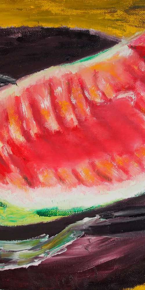 Watermelon Eaten by Ryan  Louder