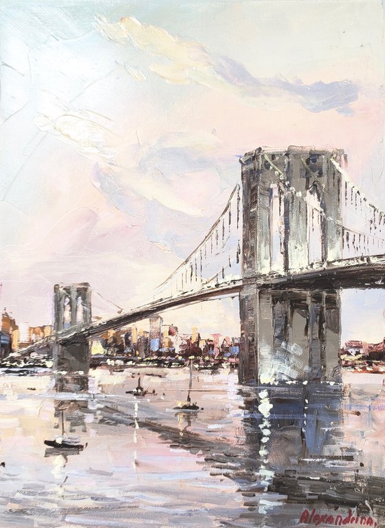 New York. Brooklyn Bridge.
