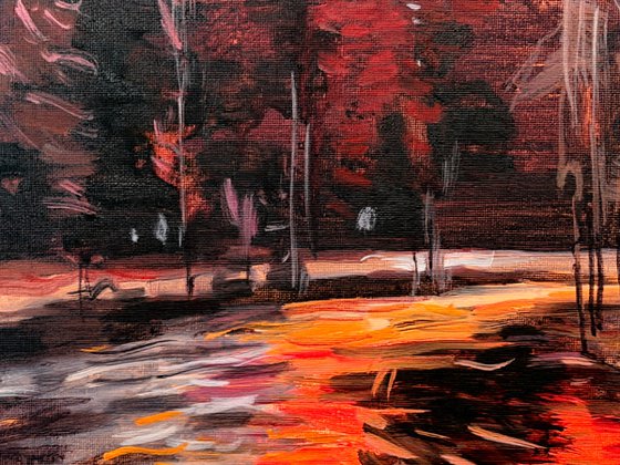 Twilight Enters the Valley