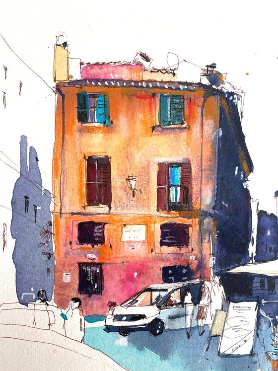 Sunlit Corner of Rome