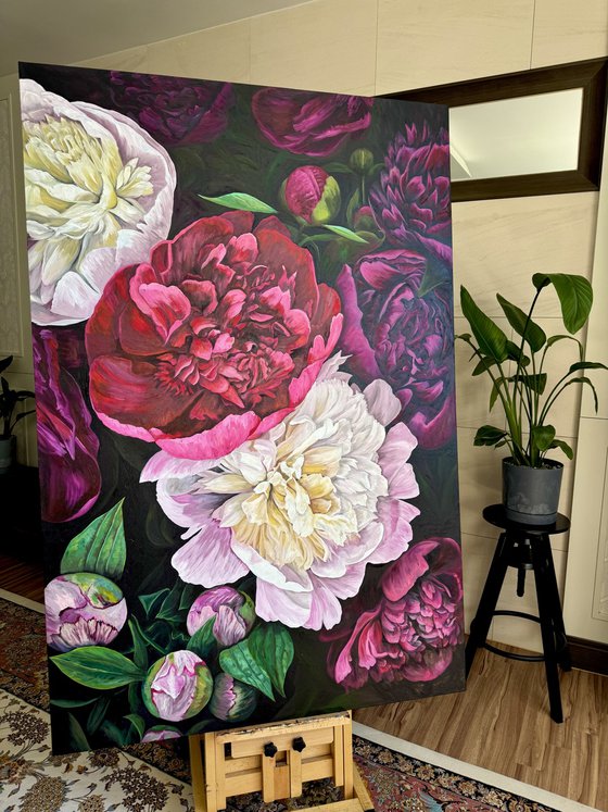 The Radiance of Peonies