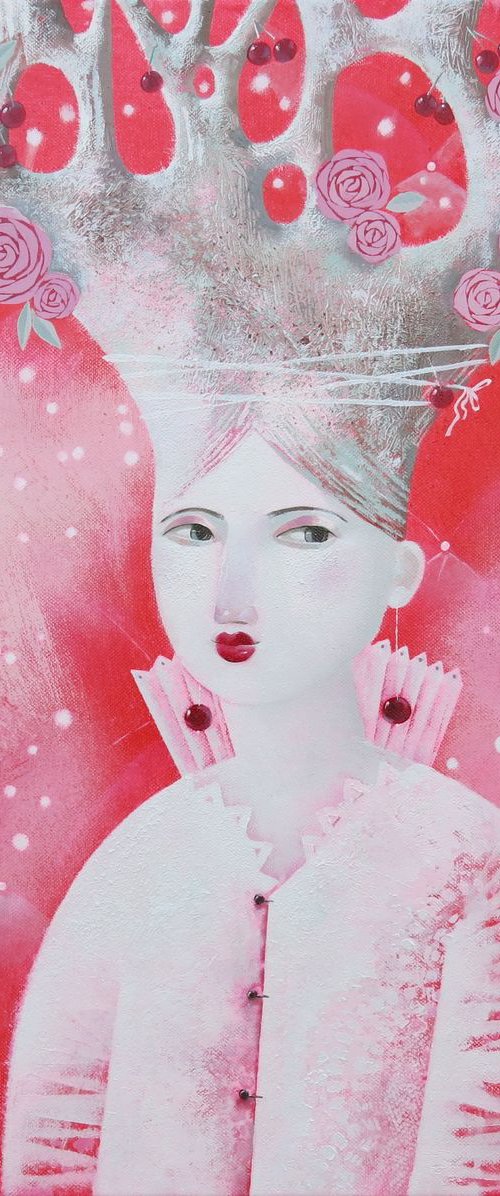 First Snow in the Garden by Olesya Svirskaya
