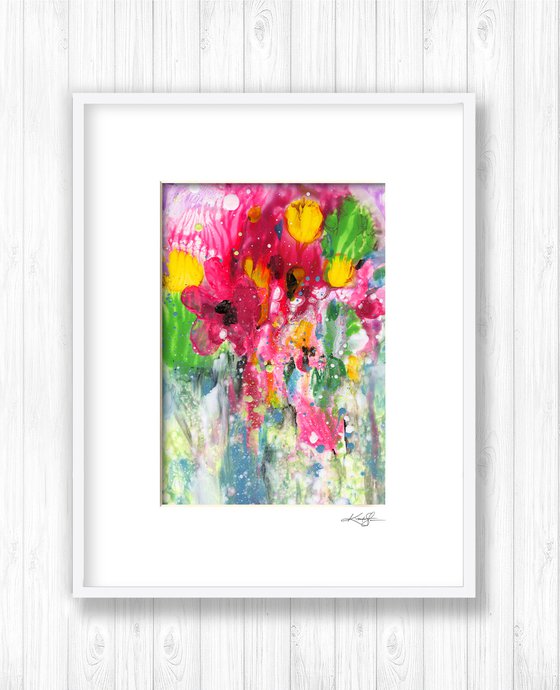Flower Joy 6 - Floral Painting by Kathy Morton Stanion