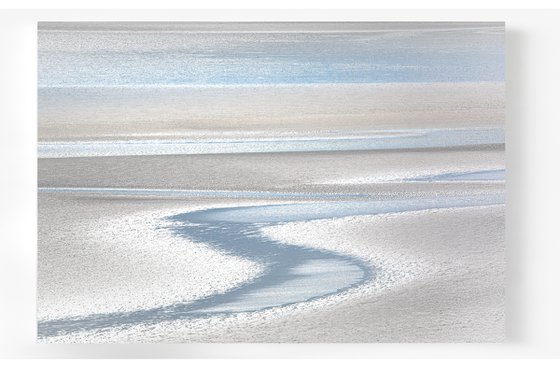 Argent Shimmer - Metal Print