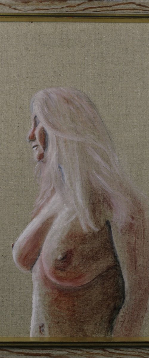Figure Study in Earth Tones II by Bart Demeestere