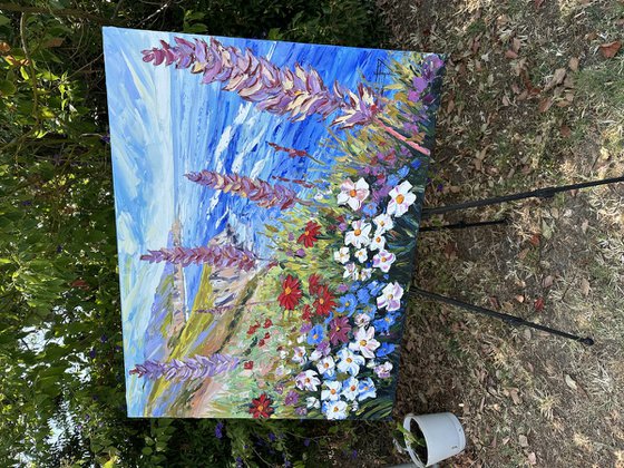 Coastal Wildflower Lagoon