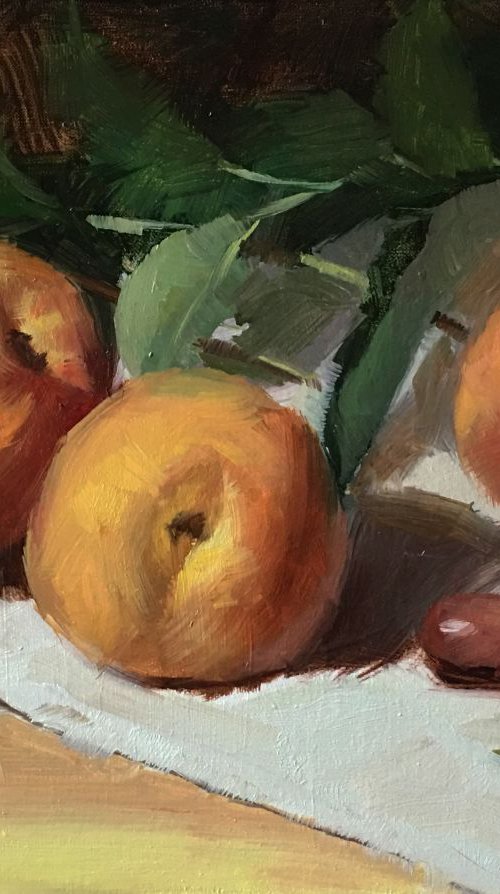 Three Peaches by Ling Strube