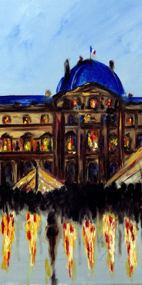 Louvre Museum in Paris by Ruslana Levandovska