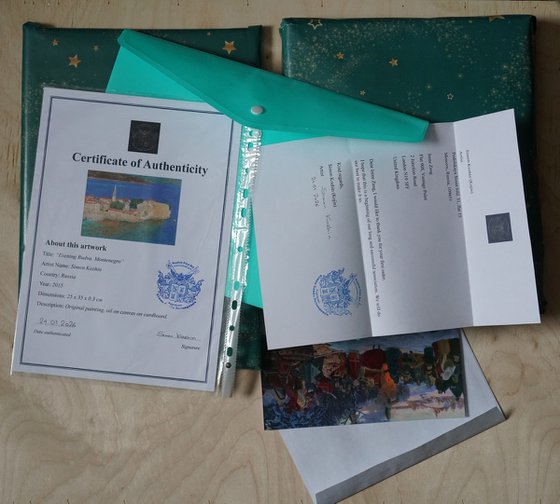 Evening Budva. Montenegro