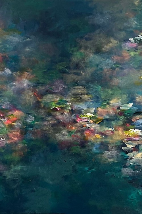 Reflexions of Nymphéas by Vé  Boisvert