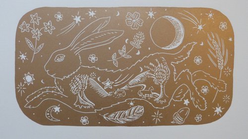Golden Hare by Kate Willows