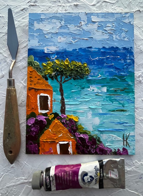 Amalfi Coast Positano Painting