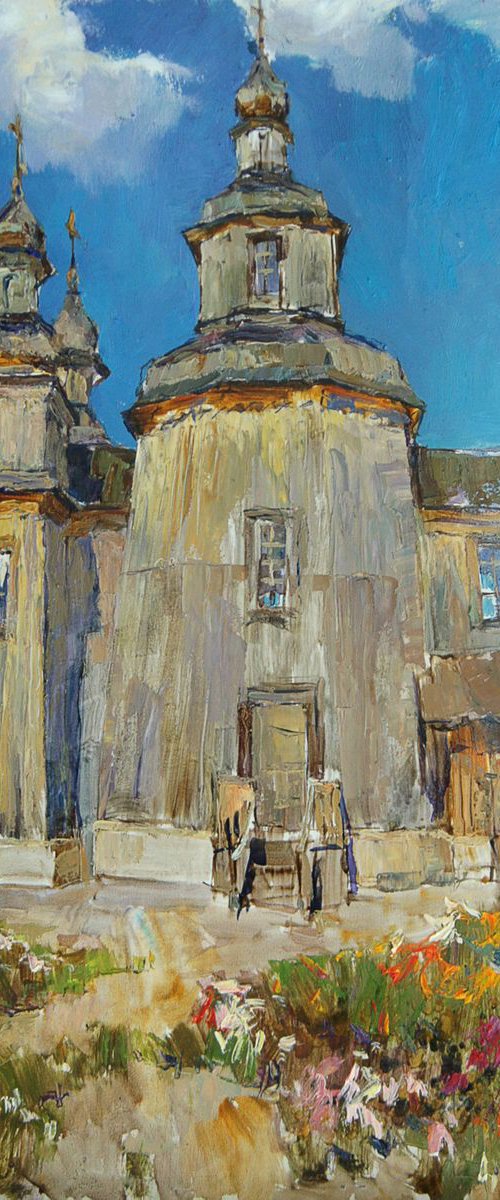 Cossack Church |52х56,5 cm| by Aleksandr Korol