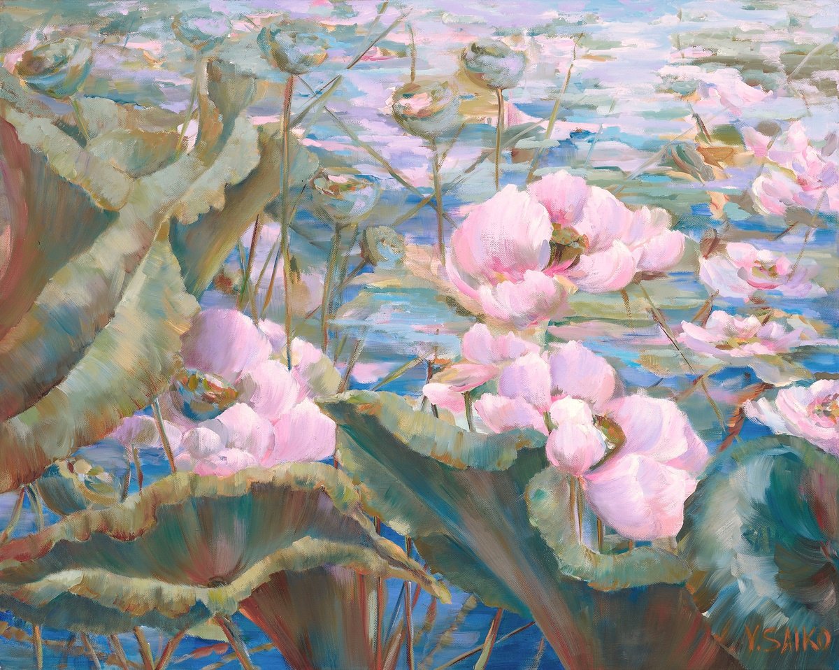 Lotus Pond by vera saiko