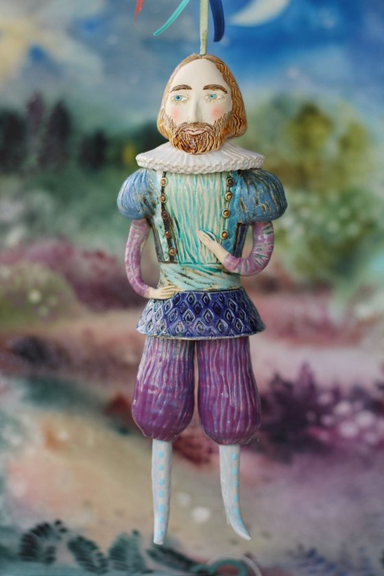 Demetrius. From Midsummer Night's Dream Ceramic illustration project by Elya Yalonetski