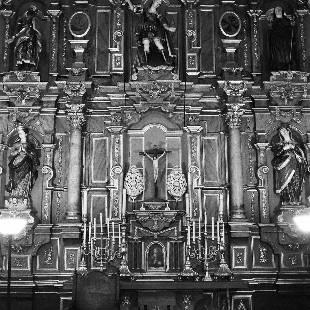 Altar Detail - Mission San Francisco de Asis by Mark Hannah