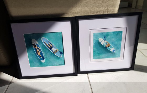 Slow Drifting Diptych