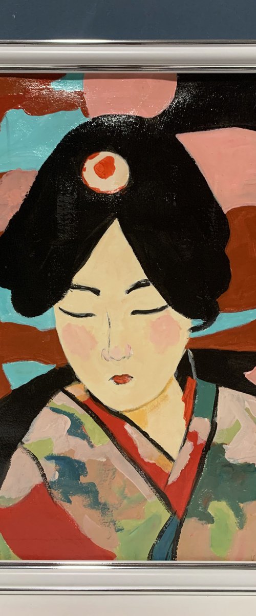 Japanese beauty. Geisha. #6 by Vita Schagen