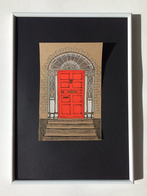 Red door by Olga Ivanova