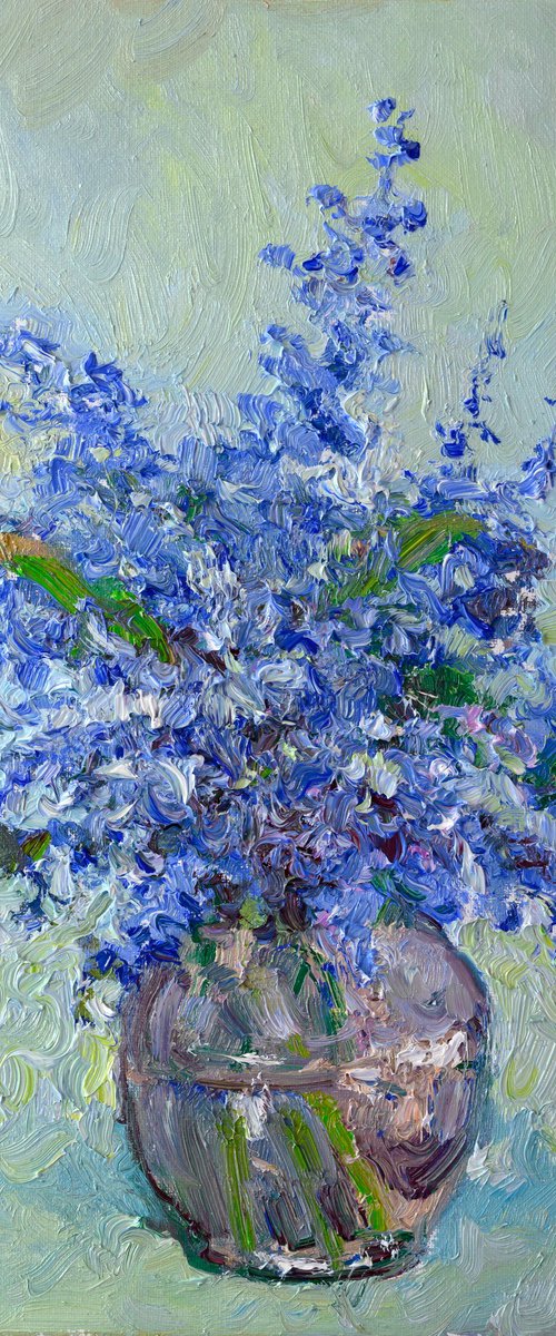 Forget Me Nots Flowers by Suren Nersisyan
