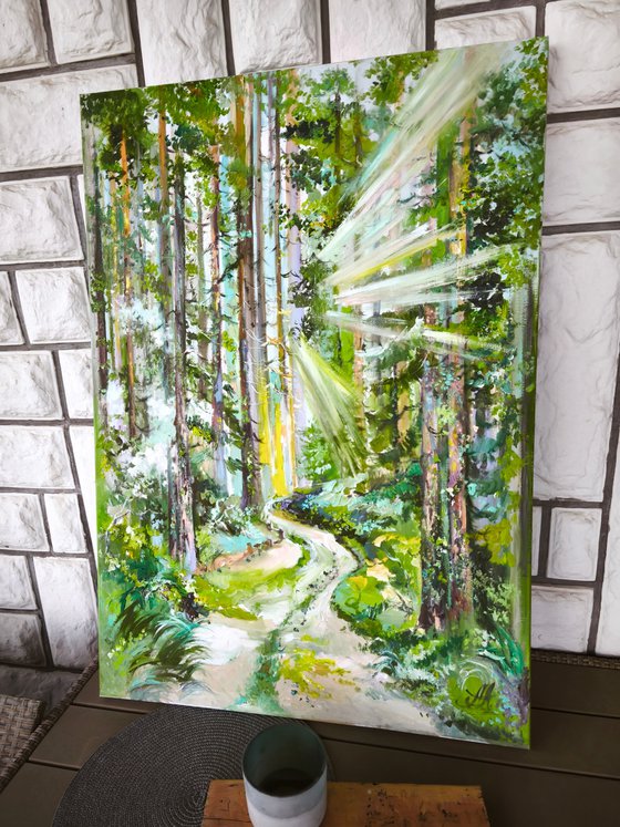 Forest painting
