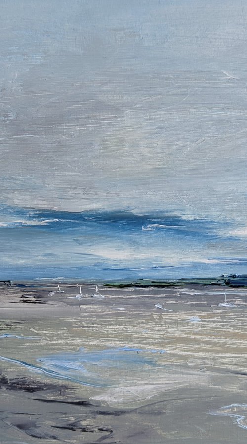 Caldy Beach, The Wirral Peninsula by Jo Earl