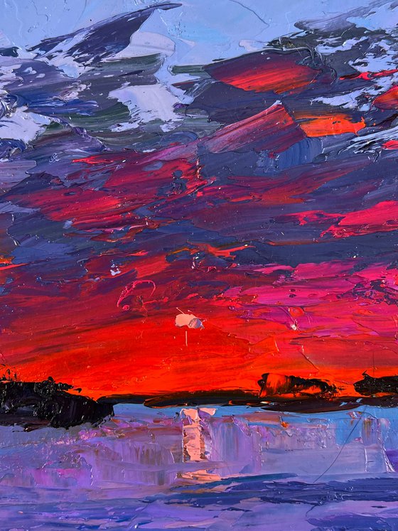 Evening Over the River