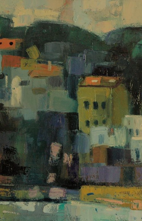 Spanish Houses on the Hillside by Andre Pallat