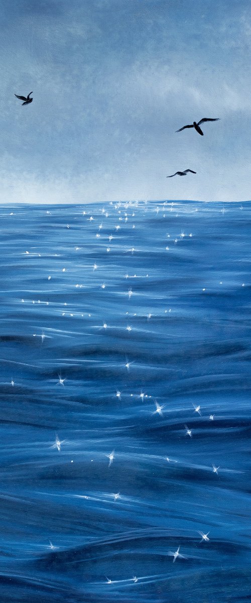 Sparkly Ocean by Sarah Vms Art