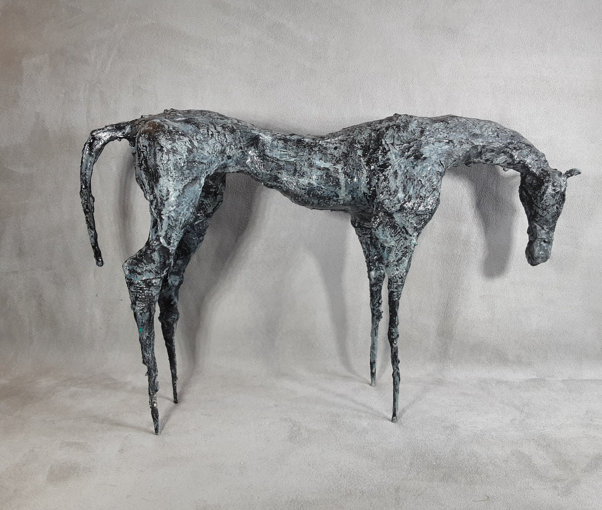 Expressive Sculpture , Solitude By Linda Hoyle, 15 X 9, Artwork For Sale On Artfinder