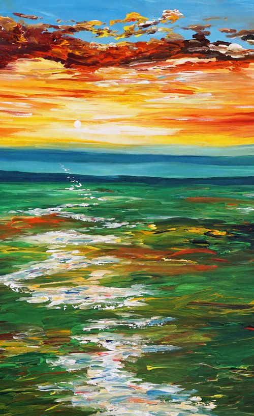 Landscape: Evening Mood XL 5 by Peter Nottrott