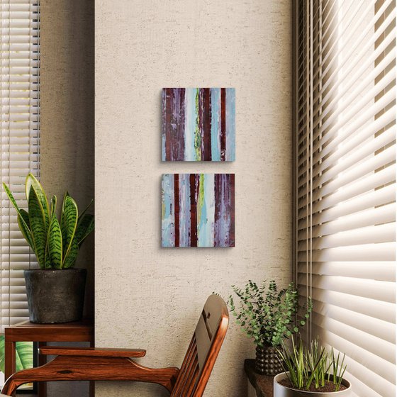 Aqua 20 (Diptych)
