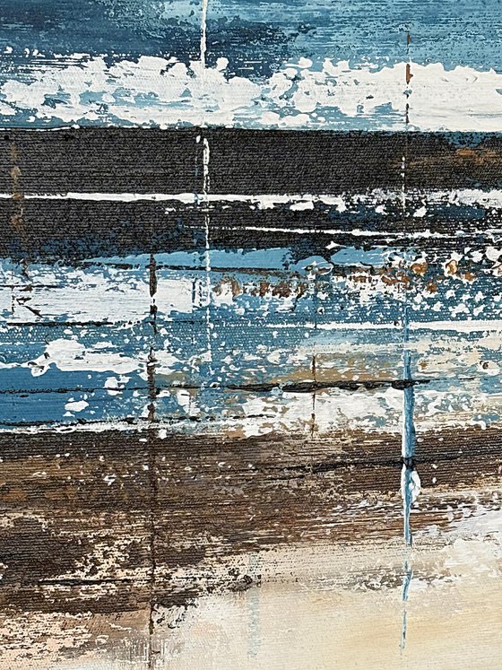 Azure Sandlines-Blue Beige Ochre