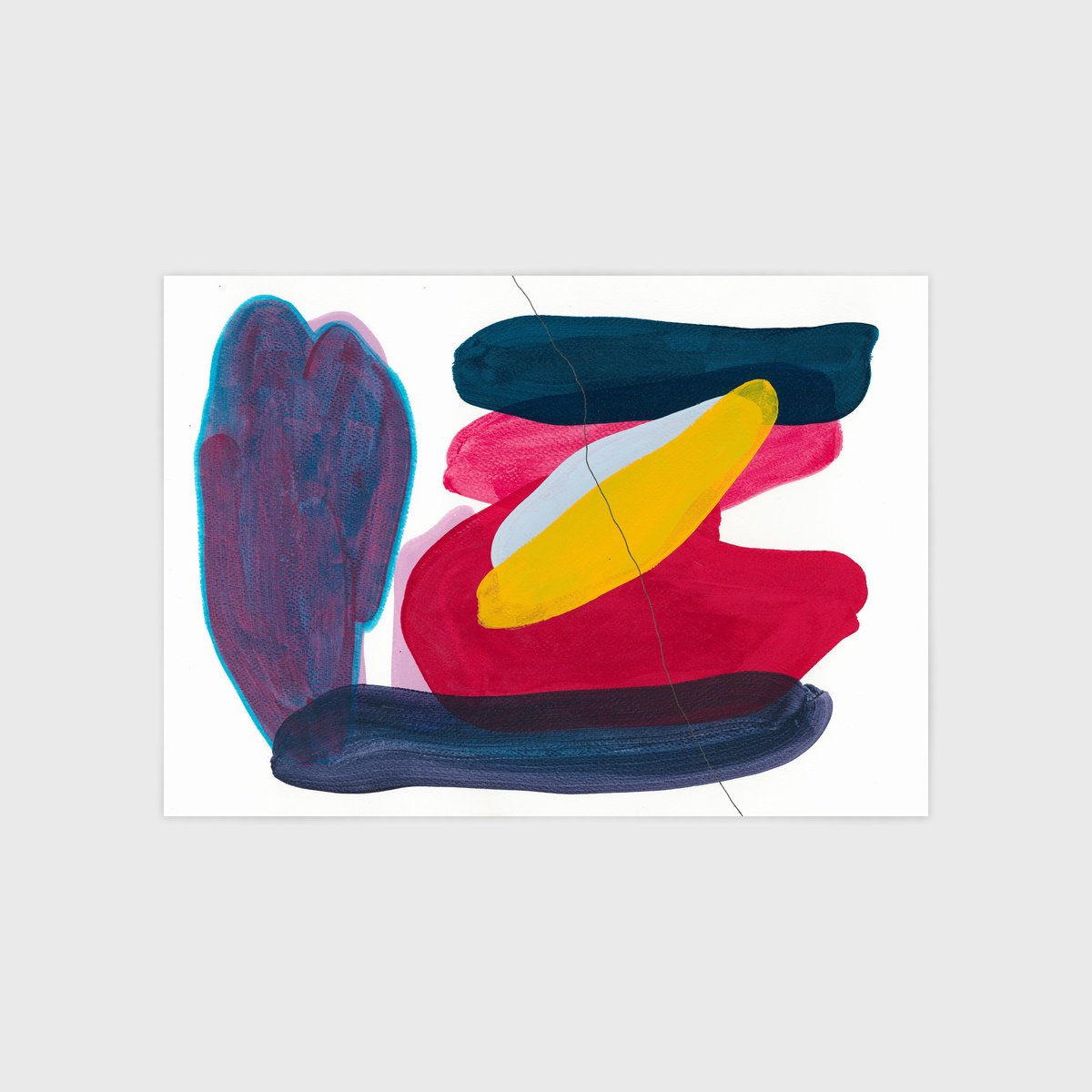 Abstract Acrylic Painting By Smit Khond, 17 X 12", Your Stories Are Finite, Original Artwork