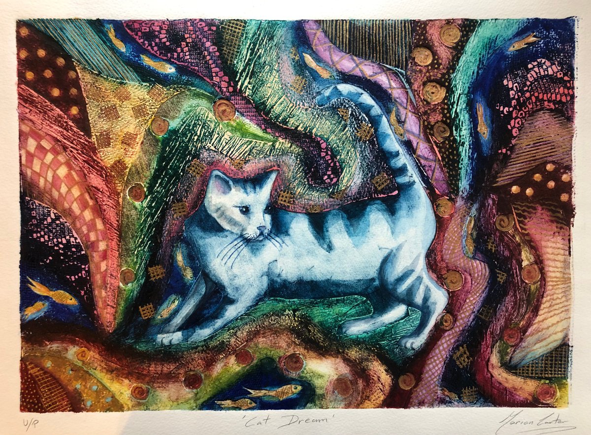 Cat Dream by Marian Carter